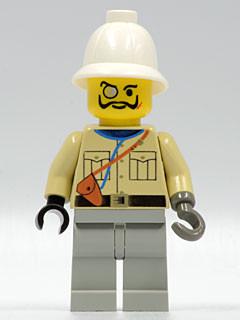 LEGO Minifigure-Baron Von Barron with Pith Helmet-Adventurers: Desert-ADV003-Creative Brick Builders